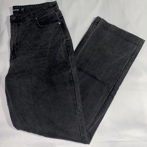 Boohoo Black Denim High Waisted Jeans